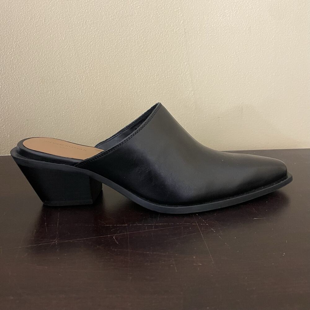 Banana Republic Black Leather Mules - Picture 3 of 7